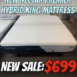 NEW NECTAR PREMIER HYBRID KING MATTRESS 