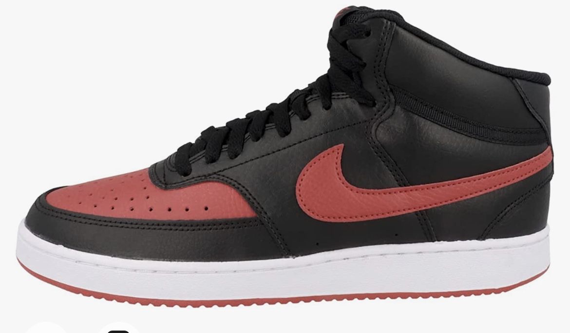 Nike Court Vision Black And Red 