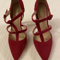 New! Open Box, never Worn Charles By Charles David Red Stilletto Pumps Size 6m