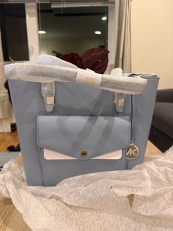 Michael Kors Jet Set Tote - Pale Blue - New w/ Tags