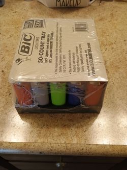Brand New case Bic lighters