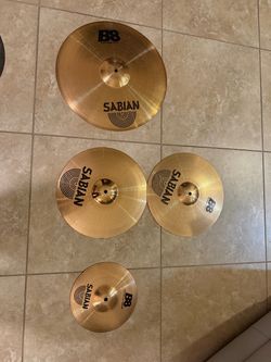 Sabian B8 drum cymbals