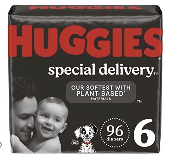 96 Ct Huggies special Delivery Hypoallergenic Diapers 35+ Lb
