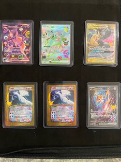30th Pokemon anniversary 6card lot