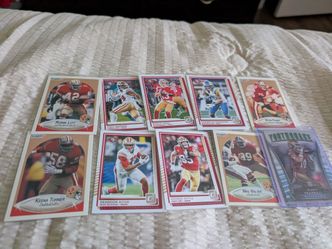 Niners collection: 10 cards; Brock Purdy, and Kittle and a Ricky Pearsall rookie card