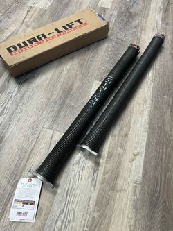 Dura-Lift 0.225 in. Wire x 2 in. D x 29 in. L Torsion Springs Red Left/Right Wound Pair Sectional Garage Doors