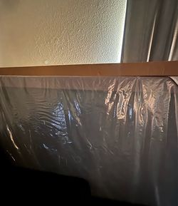 Queen size boxspring mattress with frame