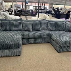 🩶 GORGEOUS OVERSIZED SECTIONAL!! Living Room MANY COLOR OPTIONS AVAILABLE