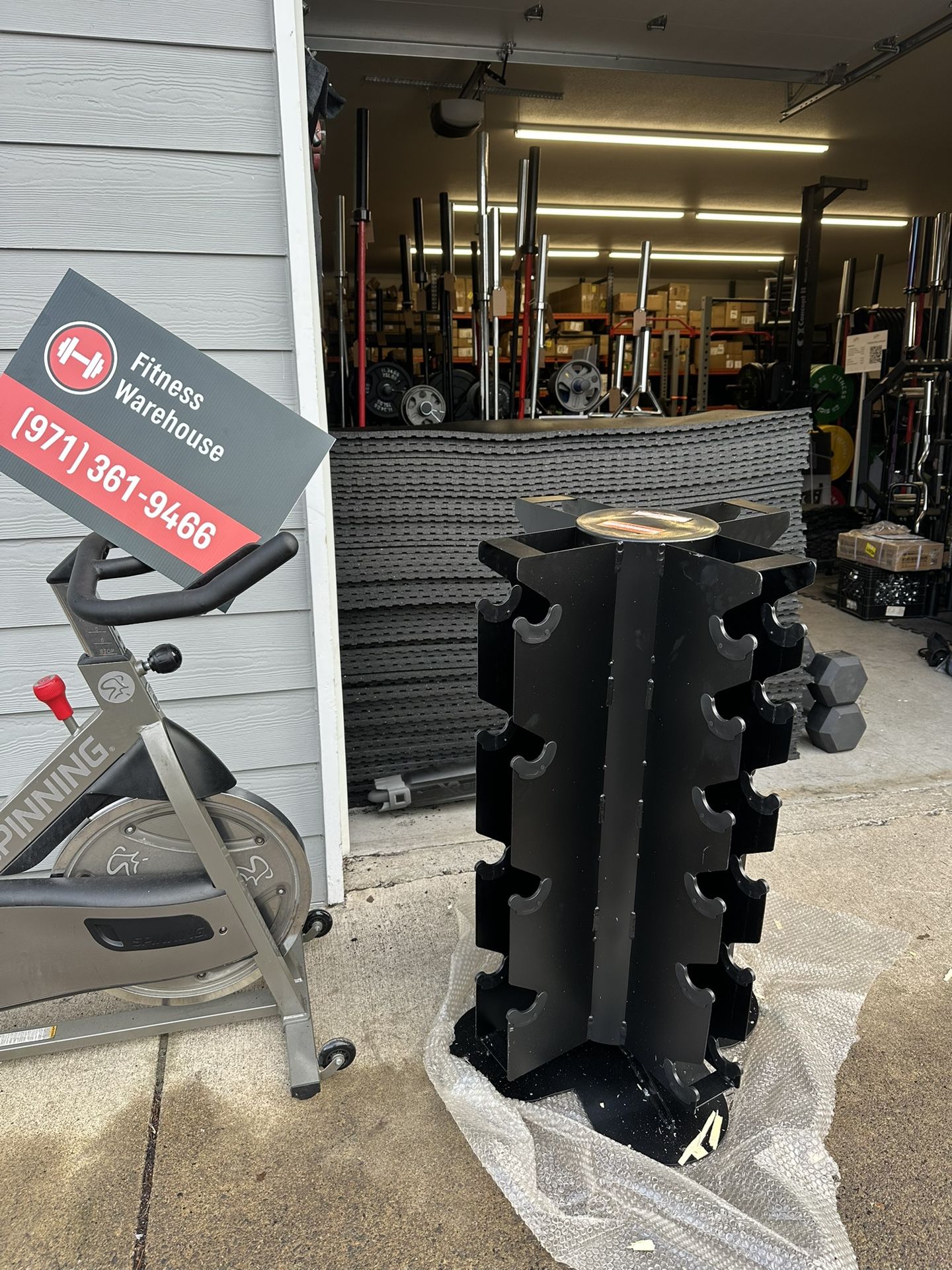 New Rotating Dumbbell Rack