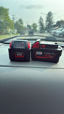 2 6 Am, 18 V 18 V 6 Amp Aftermarket Milwaukee Batteries