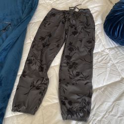 rachel zoe pants floral joggers medium
