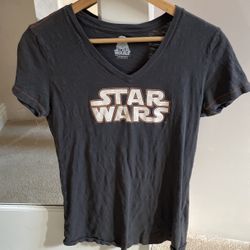 Womens Fitted Tee Disney Star Wars Size Medium