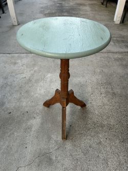 Table, side, accent, Boho, coastal, solid wood