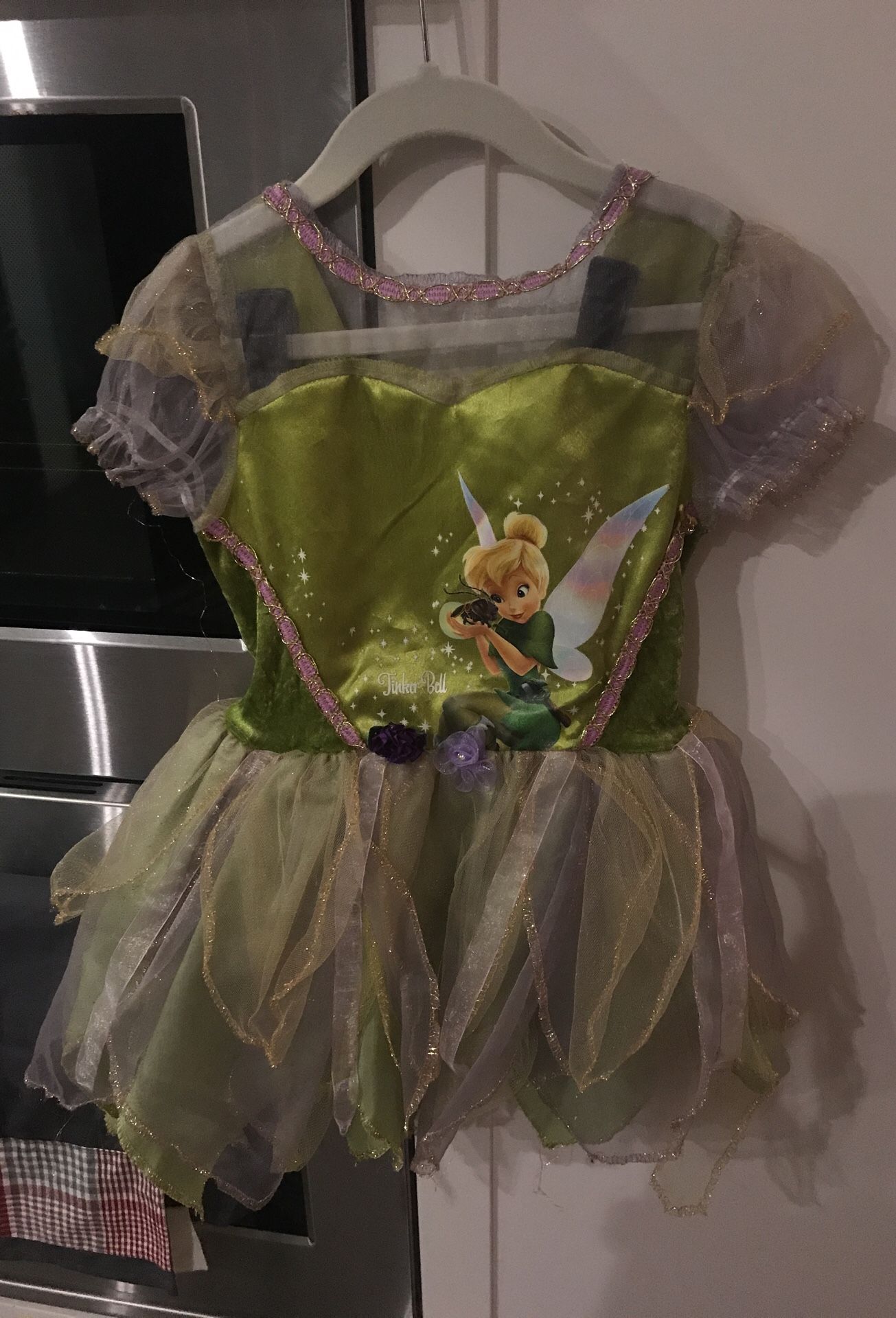 Tinker Bell costume size 3 or 4 little girls