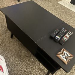 Black coffee table