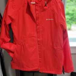 Womens Columbia Waterproof Windbreaker - Medium