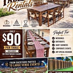  RUSTIC ARTICLES FOR EVENTS