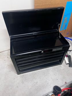 Craftsman Tool Box, 26” Black, Five Drawer, Clean