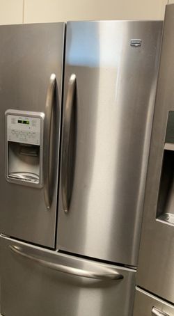 Maytag 3-Door counter-Depth Stainless Steel Refrigerator Fridge
