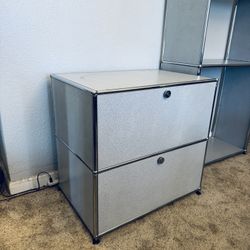 Vintage USM Haller Authentic Swiss Credenza Cabinet Pull Out Drawers Pickup La Jolla