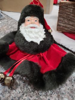Santa Ornament Vintage