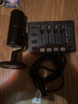 Mixer And Microphone 