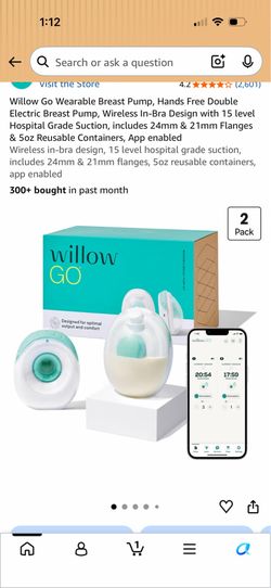 Willow Go Wearable Breast Pump