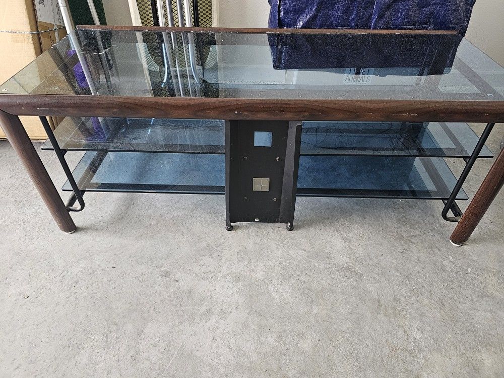 3 Tier Glass TV Stand