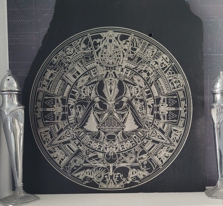 Star Wars Engraging On Slate 