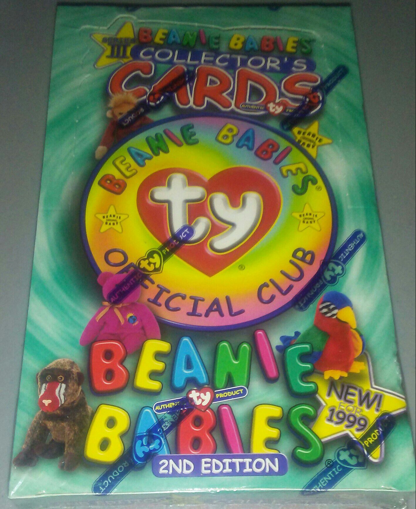 Beanie Babies ty Official Club 2nd Edition Collector's Cards