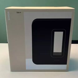 Sonos Sub Gen 4 Wireless Subwoofer Black