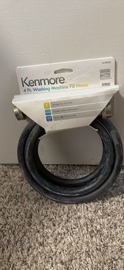 Kenmore 4 ft washing machine fill hose 2 pack