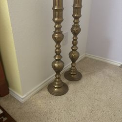 Brass Candlestick Holders