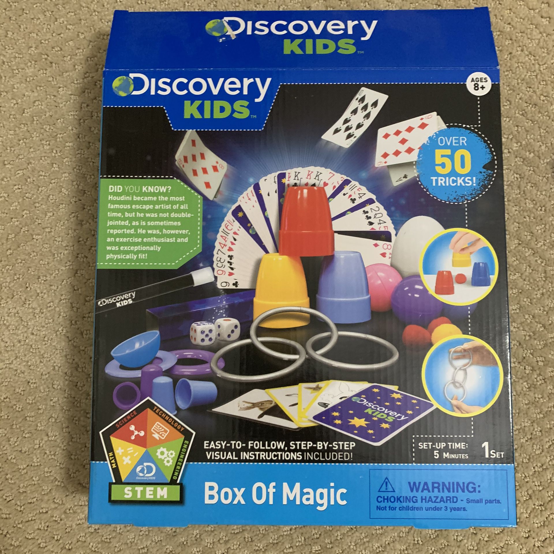 Discovery Kids Box of Magic, Board Game, ages 8+