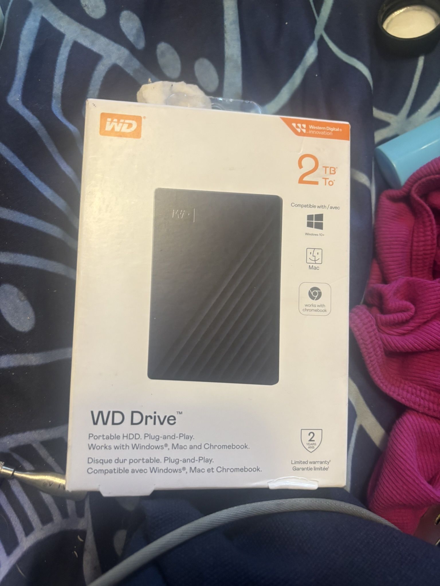 2 TB HARD DRIVE WD DRIVE PORTABLE HDD BRAND NEW,All Products : American Fashion Style Bags On Sale