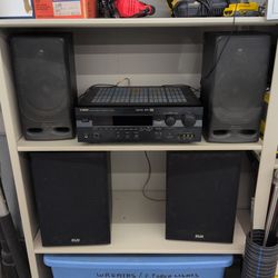 Yamaha receiver and speaker set