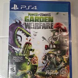 PS4 Plants Vs. Zombies Garden Warfare