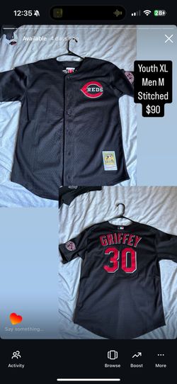 Ken Griffey Baseball Jersey
