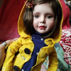Coraline Porcelain Doll . Open To Offers 