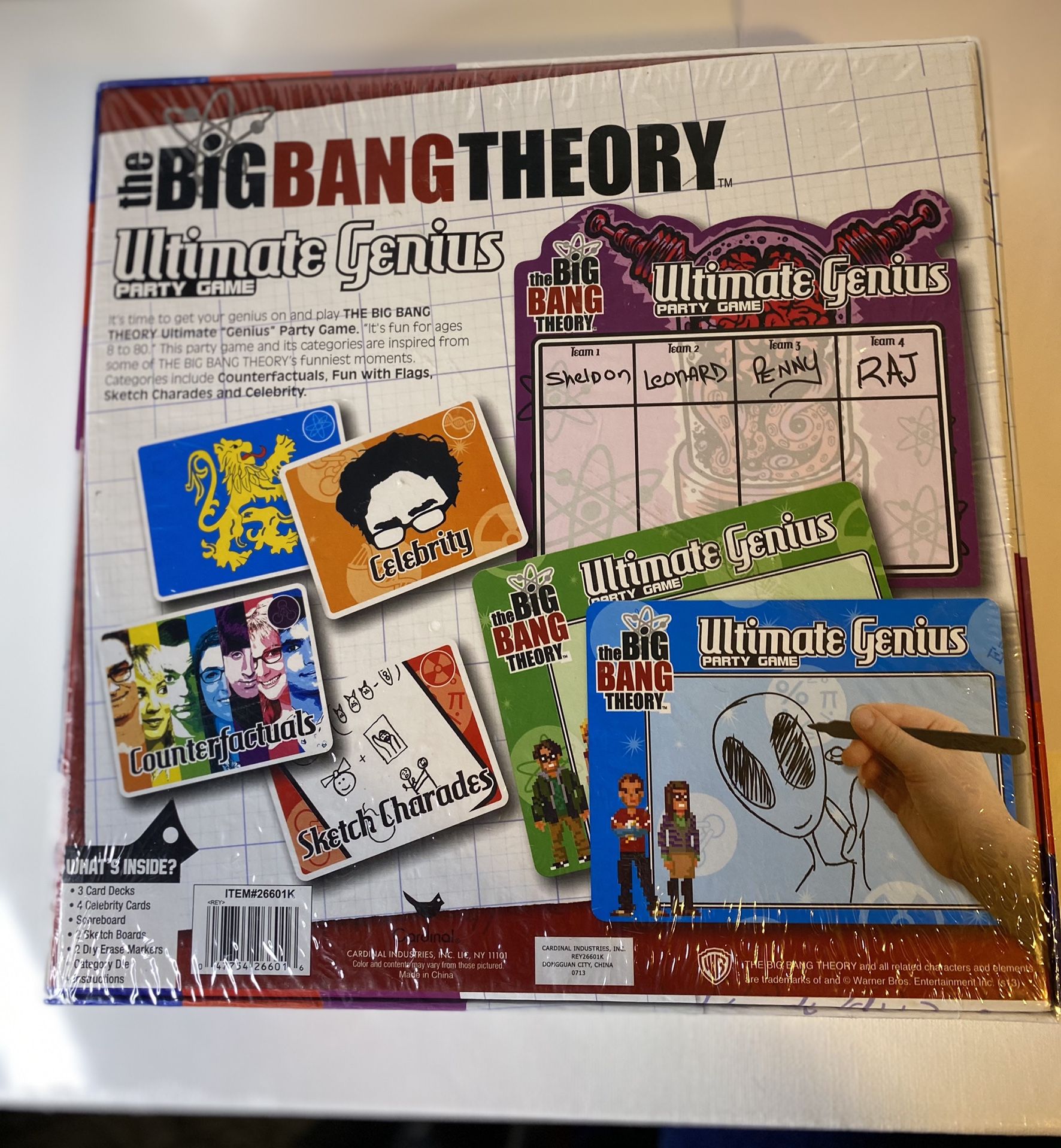 The Big Bang Theory Ultimate genius party Adult Board game Sealed