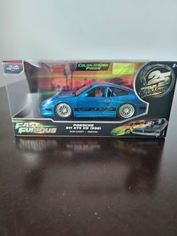 Jada fast furios porche 911 color brush finish