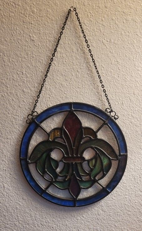 Fleur De Lis Stained Glass