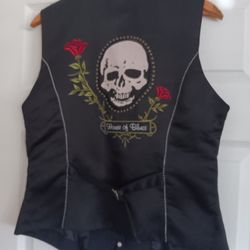 House Of Blues Skulls And Roses Vest