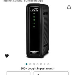 ARRIS SURFboard SBG10 DOCSIS 3.0 16 x 4 Gigabit Cable Modem & AC1600 Wi-Fi Router