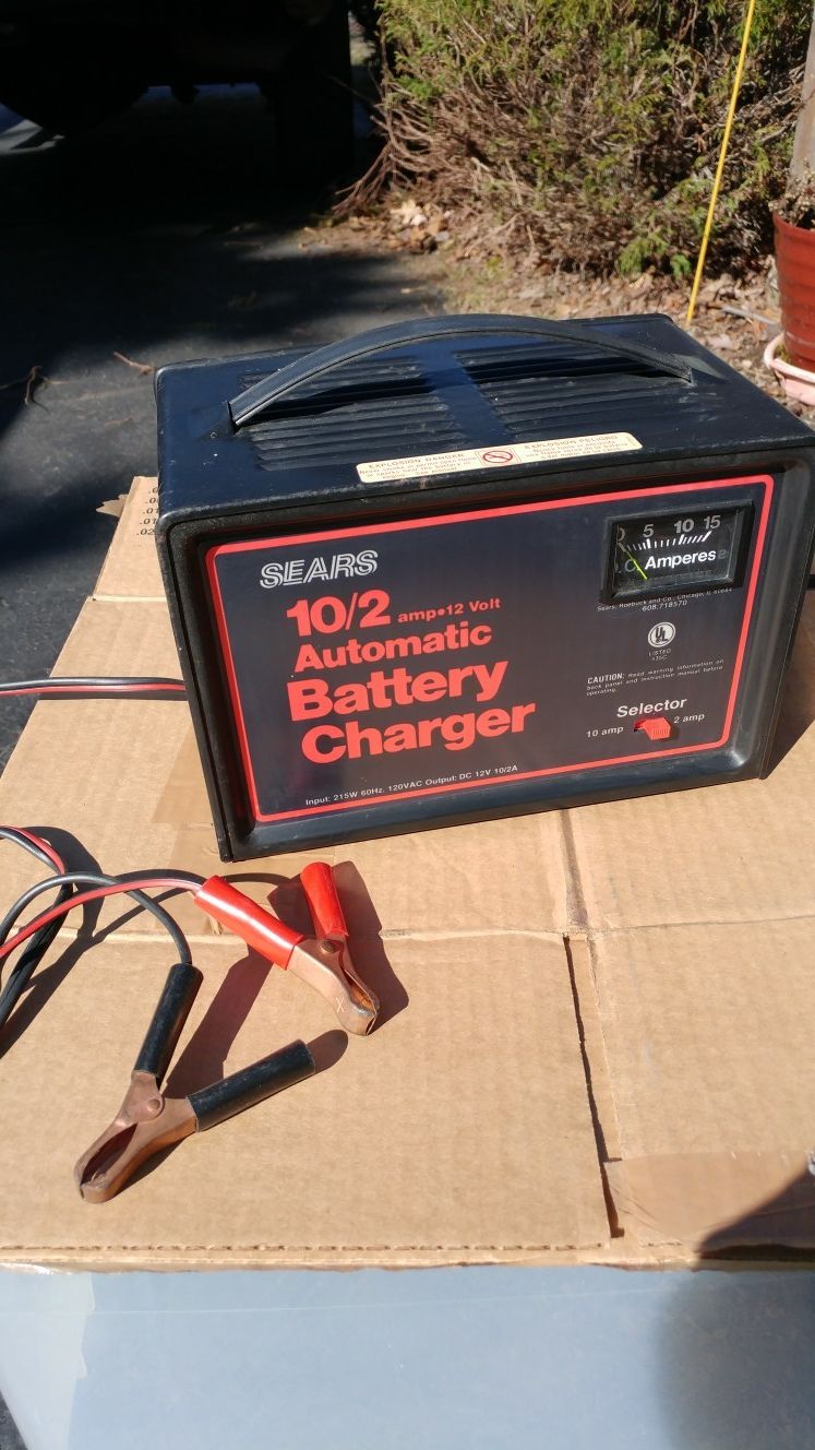 Sears 12 volt battery charger deals