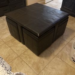 4 Stool Ottoman 