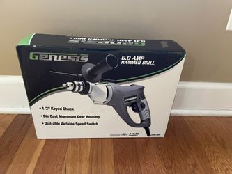 Genesis 6 amp Hammer Drill Box Manual