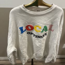 Madhappy Local Optimist Crewneck Fleece Sweatshirt Medium