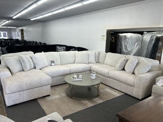 Inventory sale! All items must go! Ashley sectional chessington style with chaise!