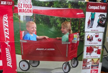 Red flayer wagon